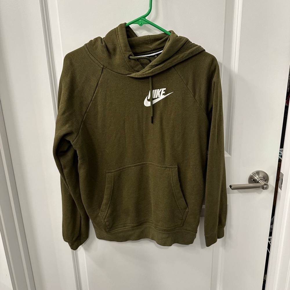 Green Nike hoodie